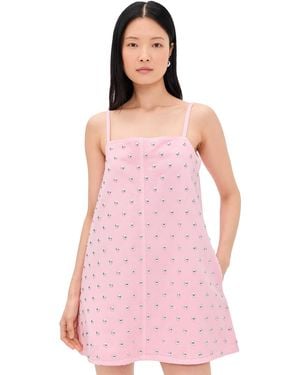 MSGM Studded Mini Dress - Pink