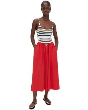 Le Bos Alix Striped Dress - Red