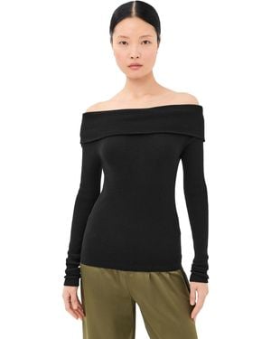 Lisa Yang Claudina Top - Black