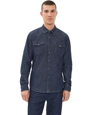 Rails Roy Button Down Shirt - Blue