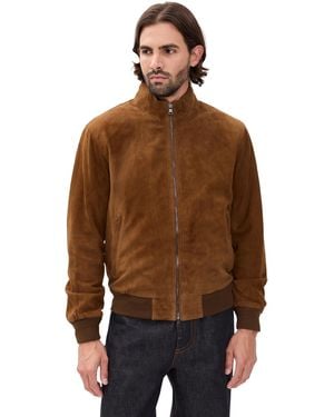Polo Ralph Lauren Suede Bomber Jacket - Brown
