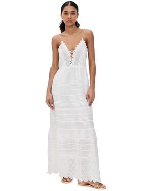 LoveShackFancy Terria Dress - White