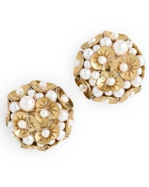Deepa Gurnani Kamar Earrings - Metallic