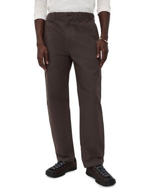 Madewell Flat Front Pants - Black