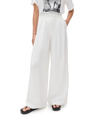 Anine Bing Lou Pants - White