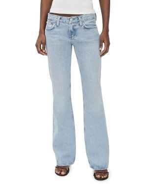 Agolde Low Rise Bootcut Jeans - Blue