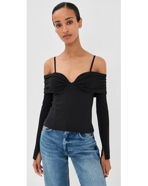 Jonathan Simkhai Hazel Top - Black