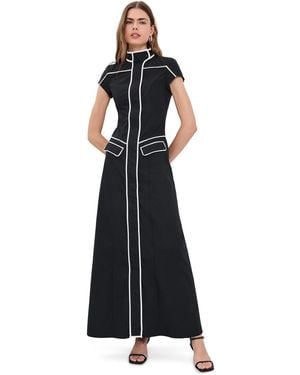 YELLOW THE LABEL Everly Poplin Dress - Black