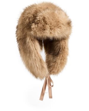 Rag & Bone Mel Faux Fur Trapper Hat - Natural