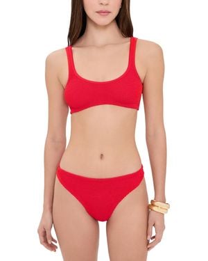 Hunza G Sonya Crinkle Bikini Set - Red