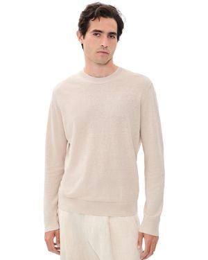 NN07 Ten Linen Sweater - Natural
