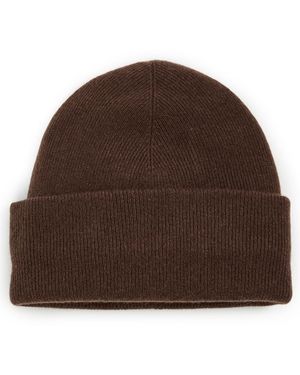 ÉTERNE Levi Cashmere Beanie - Brown