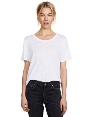 Splendid Slub Crew Tee - White