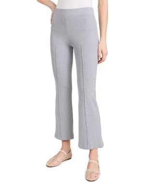 DONNI. Rib Kick Flare Pants - White