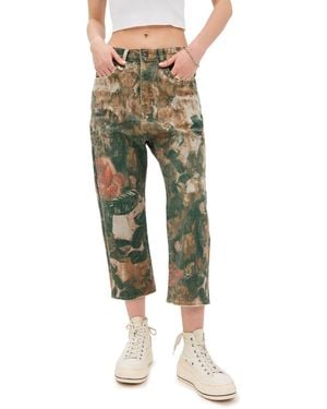 R13 Tailored Drop Jeans - Green