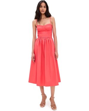 Le Bos Paige Bustier Dress - Red