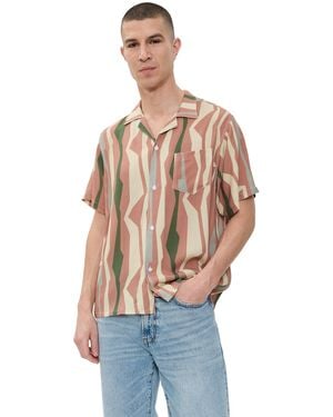 Bather Orchid Coastal Camp Shirt - Blue