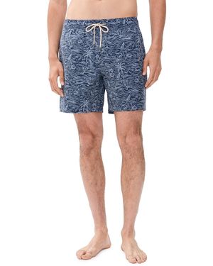 Fair Harbor X Foot Joy Bayberry Swim Trunks 7 - Blue