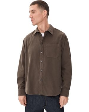 Rag & Bone Relaxed Corduroy Shirt - Brown