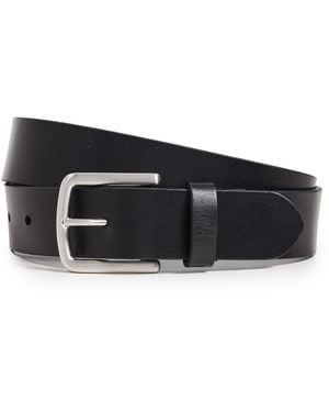 Faherty Leather Belt - Black