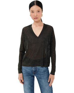 Co. V Neck Sweater - Black
