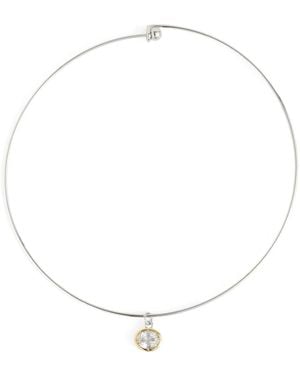 Luv Aj The Marais Pendant Wire Necklace - White
