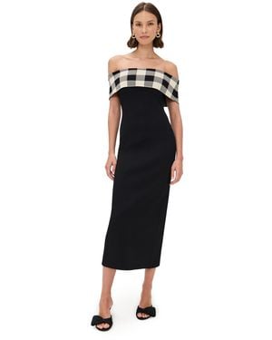Posse Pippa Off Shoulder Dress - Black