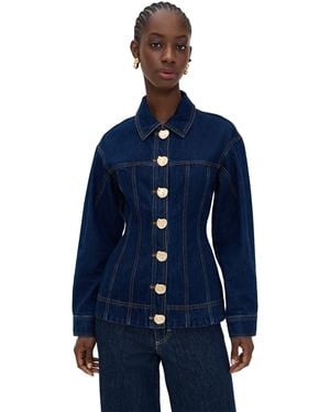 Aje. Genesis Denim Shirt - Blue