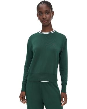 Splits59 Sonja Fleece Stripe Sweatshirt - Green