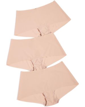 Hanky Panky Breathe Soft Boy Shorts 3 Pack - Grey