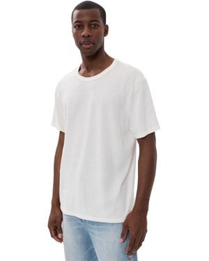 Marine Layer Relaxed Hemp Cotton Tee - White