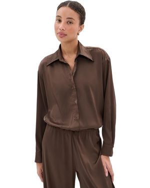 Le Bos Winnie Thong Bodysuit - Brown