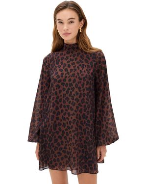 Simon Miller Joplin Chiffon Mini Dress - Red