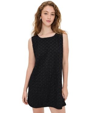 Arianne Elmy Smocked Swing Swing Tank Dress - Black