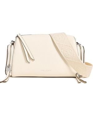 Tory Burch Perry Voyager Handbag - Natural