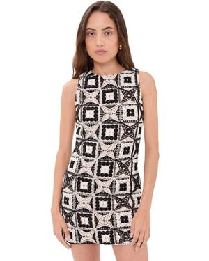 Alice + Olivia Clyde Shift Dress - Black