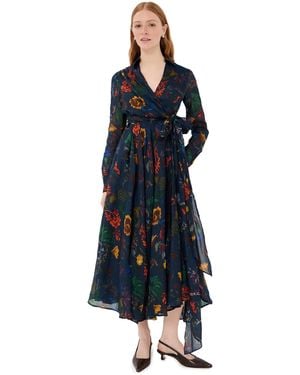 Rosie Assoulin Sash Yay! Dress - Blue