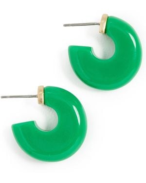 Clare V. Le Resin Hoops - Green