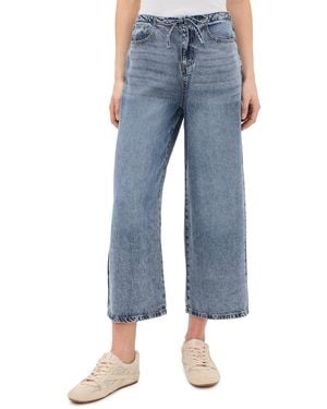 Splendid Lounge Denim Crop Pants - Blue