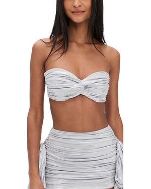 Norma Kamali Johnny D Top - Metallic