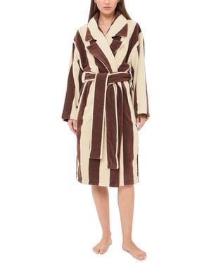 Homeys Stripe Robe - Black
