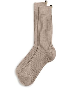 Comme Si The Merino Chunky Socks - Natural