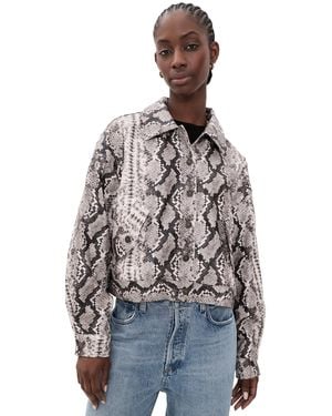 Lioness Angel Faux Leather Jacket - Multicolor