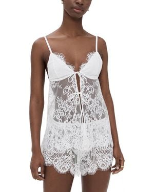 KAT THE LABEL Emerson Camisole - White
