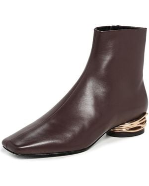 Jonathan Simkhai Gia Leather Ankle Boots - Brown