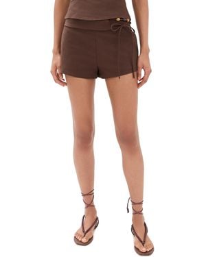 Seven Wonders Hadley Tailored Bead Detail Shorts - Black