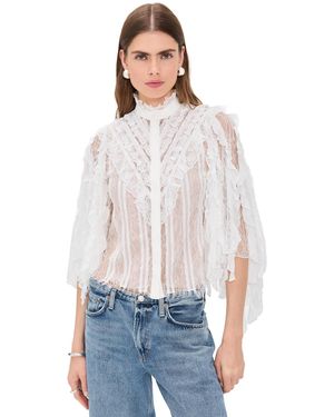 meeko embroidered ruffled sleeve shirt dress Embroidered ruffle tiered long sleeve maxi dress – coco + jaimeson