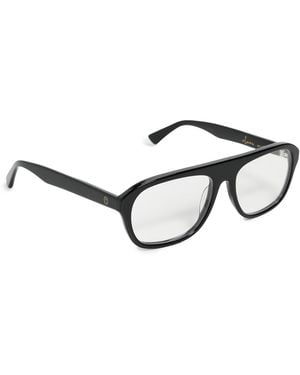 Heaven Mayhem Vesper Clear Sunglasses - Black