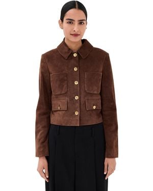 Altuzarra Astley Suede Jacket - Brown