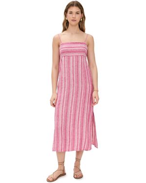 Faherty Sienna Dress - Pink